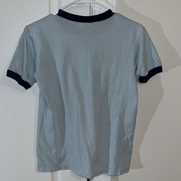 VTG VINTAGE PHIL KNIGHT NIKE ORANGE TAG T SHIRT 1978-1983 CLASSIC RETRO SKY BLUE - Picture 7 of 7